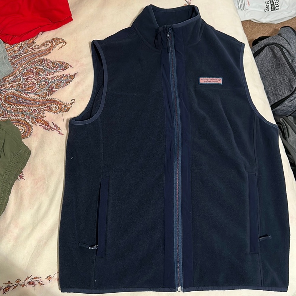 vineyard vines Men's Harbor Fleece Vest